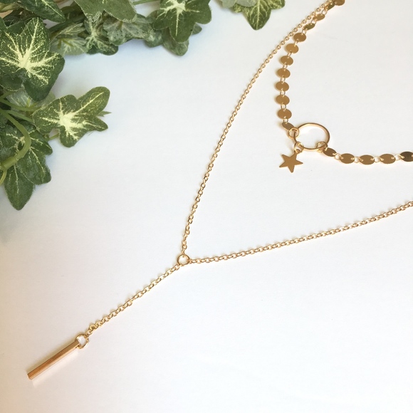 ‘Wishful’ Choker Lariat Necklace - Picture 2 of 5